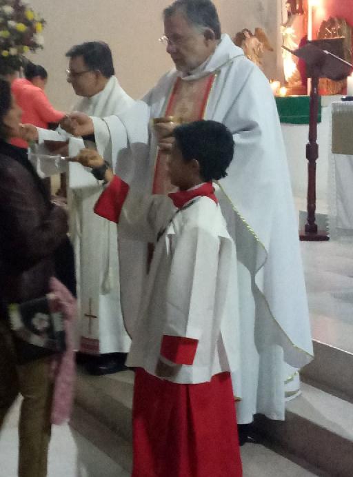 Solemne Eucaristía concelebrada por el Vicario y el Párroco Eucaristía Vicario y Párroco 20181002