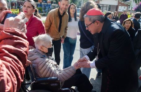 bendición casa cural Soledad Arango Mons. Luis José Rueda