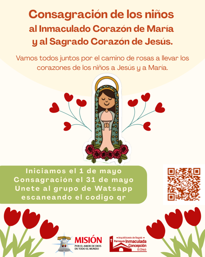 CONSAGRACIÓN DE LOS NIÑOS