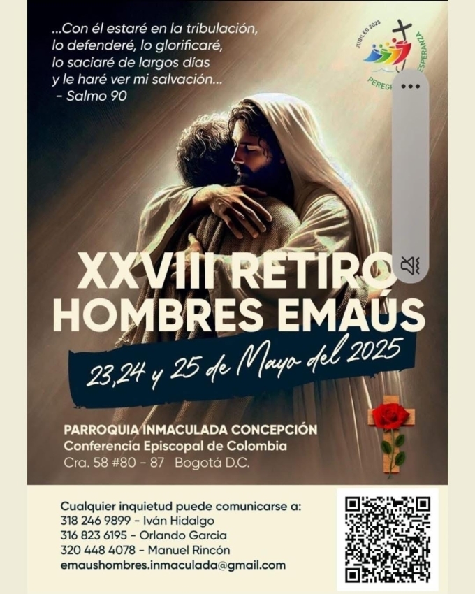 retiro espiritual emaus hombrees