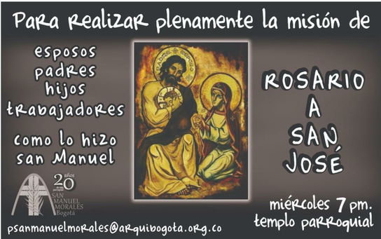 Invitación Rosario de San José