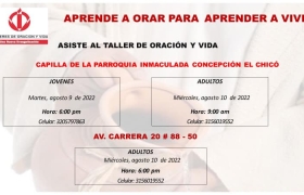 TALLERES DE ORACIÓN Y VIDA