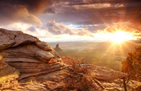 atardecer