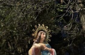 Rosario en procesión