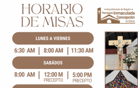 HORARIOS EUCARISTIAS 2026